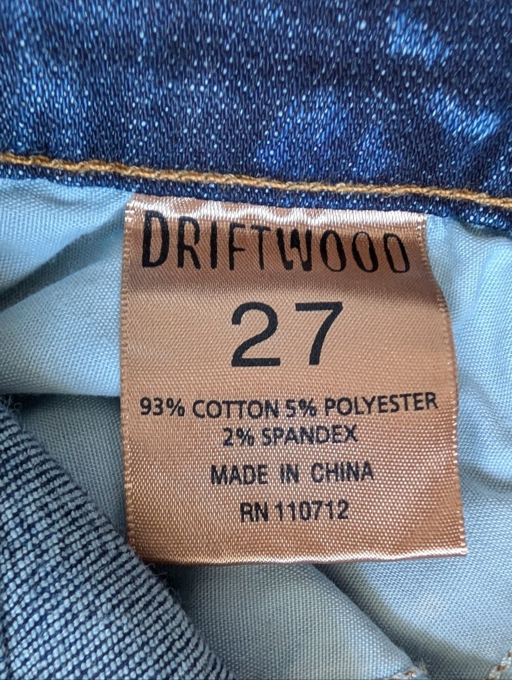 Driftwood Kelly Whispering Vines Embroidered Bootcut Jeans Women’s Size 27 - Picture 6 of 7